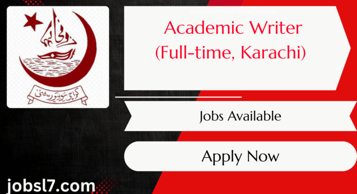 Academic-Writer-Full-time-Karachi-jobsl7.com