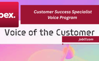 Promotional image for Ibex's Customer Success Specialist Voice Program featuring the company logo and key program details.